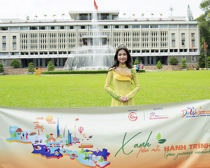 Hoa hậu Môi trường Thế giới Nguyễn Thanh Hà tham gia Lễ phát động Tuần lễ Du lịch lần thứ 3 với chủ đề “Xanh trên mỗi hành trình” 